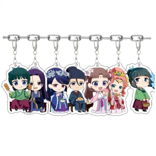 FEIDIAO Apotheker Maomao Schlüsselbund Anime Charakter Jinshi Acryl Anhänger Schlüsselanhänger Maomao Figur Schlüssel Tasche Anhänger Zubehör 7pcs FEIDIAO Apotheker Maomao Schlüsselbund Anime Charakter Jinshi Acryl Anhänger Schlüsselanhänger Maomao Figur Schlüssel Tasche Anhänger Zubehör 7pcs von FEIDIAO