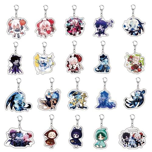 FEIDIAO Cookies Run Schlüsselanhänger Acryl Schlüssel Anhänger Spiel Charakter Cookie Chibi Figur Schlüsselring Tasche Dekor Zubehör 20pcs FEIDIAO Cookies Run Schlüsselanhänger Acryl Schlüssel Anhänger Spiel Charakter Cookie Chibi Figur Schlüsselring Tasche Dekor Zubehör 20pcs von FEIDIAO