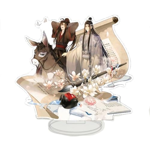 FEIDIAO Grandmasters of Demonic Cultivation Acryl Ständer LAN Wangji & Wei Wuxian Action Figur Ständer Desktop Dekoration Anime Fans Sammlungen (A) von FEIDIAO
