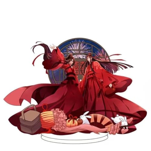 FEIDIAO Grandmasters of Demonic Cultivation Acryl Ständer LAN Wangji & Wei Wuxian Action Figur Ständer Desktop Dekoration Anime Fans Sammlungen (C) von FEIDIAO