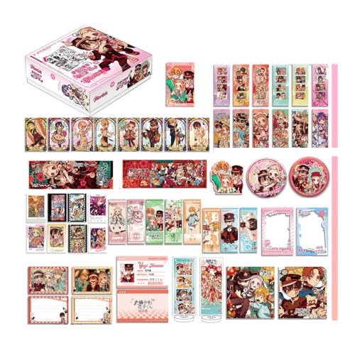 FEIDIAO Hanako.kun Glücksbox Hanakokun Chibi Figur Abzeichen Ständer Lesezeichen Postkarte Anime Fans Sammlerartikel Set von FEIDIAO