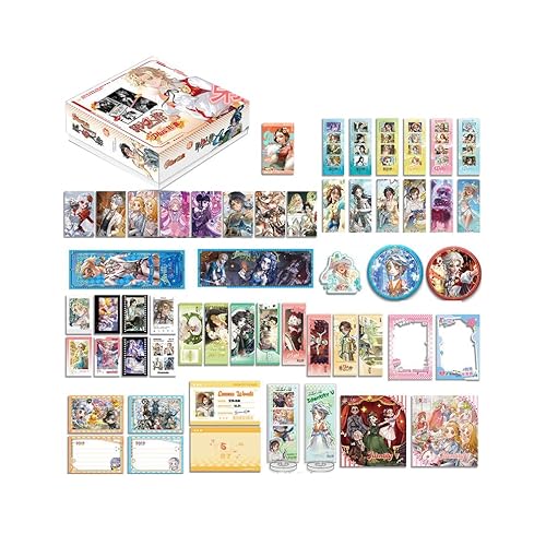 FEIDIAO Identity 5 Glücksbox Identityv Chibi Figur Abzeichen Ständer Lesezeichen Postkarte Anime Fans Sammlerartikel Set von FEIDIAO