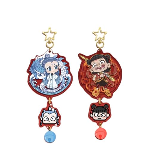 FEIDIAO NeZha Schlüsselanhänger Anime Charakter AoBing Acryl Anhänger Schlüsselring Nezha Aobing Figur Schlüssel Tasche Anhänger Zubehör Freundschaft 2pcs FEIDIAO NeZha Schlüsselanhänger Anime Charakter AoBing Acryl Anhänger Schlüsselring Nezha Aobing Figur Schlüssel Tasche Anhänger Zubehör Freundschaft 2pcs von FEIDIAO