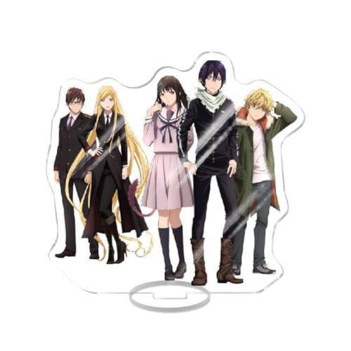 FEIDIAO Nora Gami Acryl Ständer Yato & Iki Hiyori Aktion Figur Stand Schreibtisch Dekoration Anime Fans Sammlungen (A) von FEIDIAO