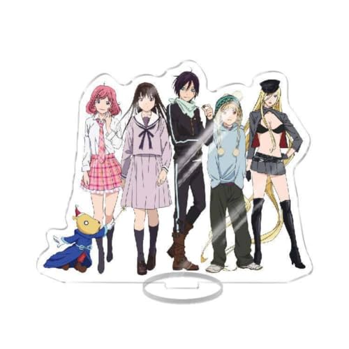 FEIDIAO Nora Gami Acryl Ständer Yato & Iki Hiyori Aktion Figur Stand Schreibtisch Dekoration Anime Fans Sammlungen (B) von FEIDIAO