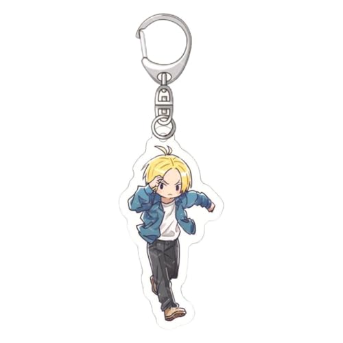 FEIDIAO Sakamoto Schlüsselanhänger Anime Charakter Sakamoto Taro Acryl Anhänger Schlüsselring Shaotang Ru, Sakamoto Hana Figur Schlüssel Tasche Anhänger Zubehör (E) von FEIDIAO