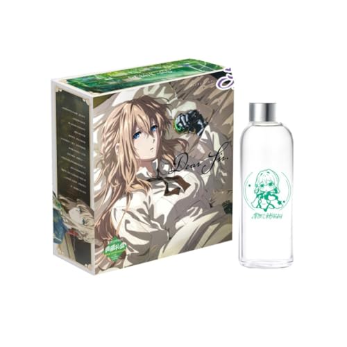 Violet Glück Box Enthalten Violet Figur Anhänger Abzeichen Wasserflasche Lesezeichen Grußkarte Fans Sammlung Waren Set von FEIDIAO