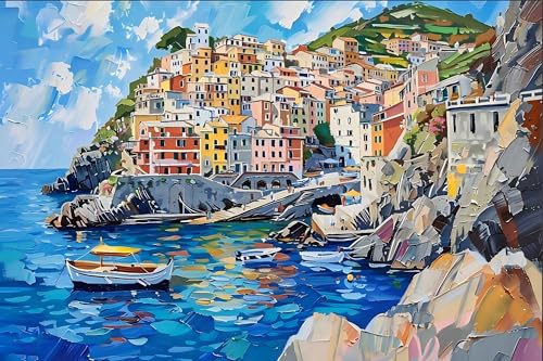 FEIMEIZE Holzpuzzle für Erwachsene 1000 Teile Puzzle für Erwachsene 1000 Teile - Cinque Terre FEIMEIZE Holzpuzzle für Erwachsene 1000 Teile Puzzle für Erwachsene 1000 Teile - Cinque Terre von FEIMEIZE