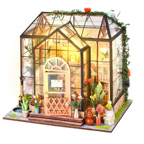 FEIMUOSI DIY Miniatur Haus Puppenhaus mit Möbeln: Holz Gewächshaus Küche Kits mit Licht, 3D Puzzles Mini Holz Haus Modell Miniatur Möbel Diorama Geburtstag Geschenke für Erwachsene Kinder 14 FEIMUOSI DIY Miniatur Haus Puppenhaus mit Möbeln: Holz Gewächshaus Küche Kits mit Licht, 3D Puzzles Mini Holz Haus Modell Miniatur Möbel Diorama Geburtstag Geschenke für Erwachsene Kinder 14 von FEIMUOSI