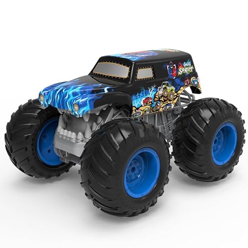 Ferngesteuertes Auto Amphibienfahrzeug RC Car: 4WD 2.4GHz Offroad Fahrzeug mit Licht All Terrain RC Crawler Truck für 4 5 6 7 8 9 10 Jahre Kinder und Erwachsene Weihnachten Geburtstag Geschenke von FEIMUOSI