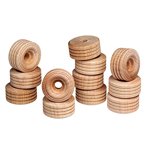 FEINSCHNITTkreativ Holzräder 25 x 12 mm (12 Stück) | Ideal für Fahzeug- und Modellbau FEINSCHNITTkreativ Holzräder 25 x 12 mm (12 Stück) | Ideal für Fahzeug- und Modellbau von FEINSCHNITTkreativ