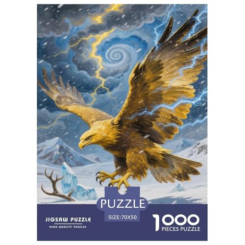 Adler Puzzles 1000 Teile Schwer Puzzle Spielzeug Lernspiel Impossible Tier Herausforderungsspielzeug Für Erwachsene Und Kinder Ab 12 Jahren 70x50cm/1000pcs Adler Puzzles 1000 Teile Schwer Puzzle Spielzeug Lernspiel Impossible Tier Herausforderungsspielzeug Für Erwachsene Und Kinder Ab 12 Jahren 70x50cm/1000pcs von FELASBUID