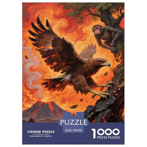 Adler Puzzles 1000 Teile Schwer Puzzle Spielzeug Lernspiel Impossible Tier Herausforderungsspielzeug Für Erwachsene Und Kinder Ab 12 Jahren 70x50cm/1000pcs Adler Puzzles 1000 Teile Schwer Puzzle Spielzeug Lernspiel Impossible Tier Herausforderungsspielzeug Für Erwachsene Und Kinder Ab 12 Jahren 70x50cm/1000pcs von FELASBUID