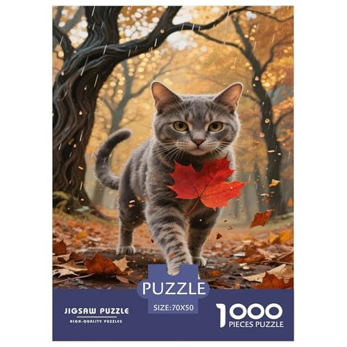 Amerikanischer Curl Puzzle 1000 Teile Schwer Puzzle Spielzeug Lernspiel Impossible Tier Herausforderung Spielzeug Für Erwachsene Und Kinder Ab 12 Jahren 70x50cm/1000pcs von FELASBUID