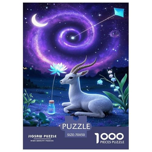 Antelope Puzzles 1000 Teile Schwer Puzzle Spielzeug Lernspiel Impossible Tier Herausforderung Spielzeug Für Erwachsene Kinder 70x50cm/1000pcs Antelope Puzzles 1000 Teile Schwer Puzzle Spielzeug Lernspiel Impossible Tier Herausforderung Spielzeug Für Erwachsene Kinder 70x50cm/1000pcs von FELASBUID