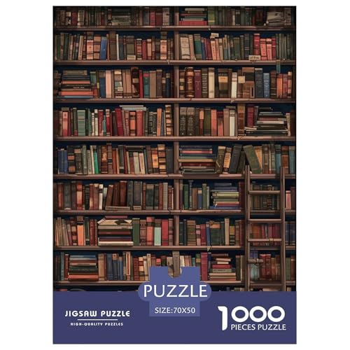 Bücherregal Puzzle 1000 Teile Schwer Puzzle Spielzeug Pädagogisches Spiel Impossible interessant Herausforderung Spielzeug Für Erwachsene Und Kinder in Bewährter 70x50cm/1000pcs Bücherregal Puzzle 1000 Teile Schwer Puzzle Spielzeug Pädagogisches Spiel Impossible interessant Herausforderung Spielzeug Für Erwachsene Und Kinder in Bewährter 70x50cm/1000pcs von FELASBUID