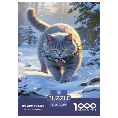 Chartreux Puzzle 1000 Teile Schwer Puzzle Spielzeug Pädagogisches Spiel Impossible Tier Herausforderungsspielzeug Für Erwachsene Und Kinder Ab 12 Jahren 70x50cm/1000pcs Chartreux Puzzle 1000 Teile Schwer Puzzle Spielzeug Pädagogisches Spiel Impossible Tier Herausforderungsspielzeug Für Erwachsene Und Kinder Ab 12 Jahren 70x50cm/1000pcs von FELASBUID