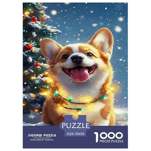 Corgi Puzzles 1000 Teile Schwer Puzzle Spielzeug Pädagogisches Spiel Impossible Tier Herausforderungsspielzeug Für Erwachsene Und Kinder Ab 14 Jahren 70x50cm/1000pcs Corgi Puzzles 1000 Teile Schwer Puzzle Spielzeug Pädagogisches Spiel Impossible Tier Herausforderungsspielzeug Für Erwachsene Und Kinder Ab 14 Jahren 70x50cm/1000pcs von FELASBUID