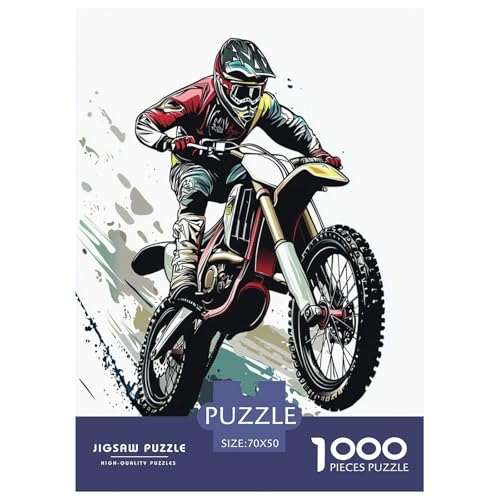 Dirt Bike Puzzle 1000-teilige Schwer Puzzle Spielzeug Lernspiel Impossible interessant Herausforderungsspielzeug Für Erwachsene Kinder 70x50cm/1000pcs Dirt Bike Puzzle 1000-teilige Schwer Puzzle Spielzeug Lernspiel Impossible interessant Herausforderungsspielzeug Für Erwachsene Kinder 70x50cm/1000pcs von FELASBUID