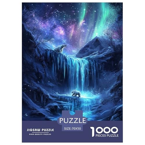 Eisbär Puzzles 1000 Teile Schwer Puzzle Spielzeug Lernspiel Impossible Tier Herausforderung Spielzeug Für Erwachsene Und Kinder in Bewährter 70x50cm/1000pcs Eisbär Puzzles 1000 Teile Schwer Puzzle Spielzeug Lernspiel Impossible Tier Herausforderung Spielzeug Für Erwachsene Und Kinder in Bewährter 70x50cm/1000pcs von FELASBUID