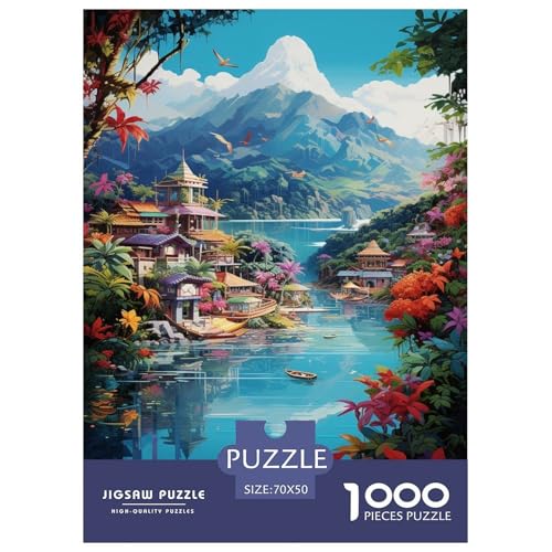 Ferienbucht Puzzle 1000-teilige Schwer Puzzle Spielzeug Lernspiel Impossible interessant Herausforderungsspielzeug Für Erwachsene Und Kinder Ab 14 Jahren 70x50cm/1000pcs Ferienbucht Puzzle 1000-teilige Schwer Puzzle Spielzeug Lernspiel Impossible interessant Herausforderungsspielzeug Für Erwachsene Und Kinder Ab 14 Jahren 70x50cm/1000pcs von FELASBUID