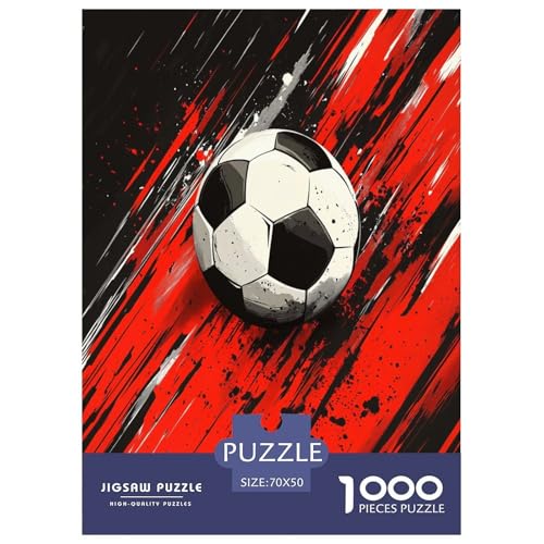 Fußball Puzzle 1000-teilige Schwer Puzzle Spielzeug Pädagogisches Spiel Impossible interessant Herausforderung Spielzeug Für Erwachsene Kinder 70x50cm/1000pcs Fußball Puzzle 1000-teilige Schwer Puzzle Spielzeug Pädagogisches Spiel Impossible interessant Herausforderung Spielzeug Für Erwachsene Kinder 70x50cm/1000pcs von FELASBUID