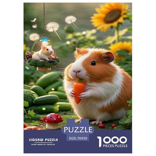 Guineeschwein Puzzle 1000-teilige Schwer Puzzle Spielzeug Lernspiel Impossible Tier Herausforderungsspielzeug Für Erwachsene Und Kinder Ab 12 Jahren 70x50cm/1000pcs Guineeschwein Puzzle 1000-teilige Schwer Puzzle Spielzeug Lernspiel Impossible Tier Herausforderungsspielzeug Für Erwachsene Und Kinder Ab 12 Jahren 70x50cm/1000pcs von FELASBUID