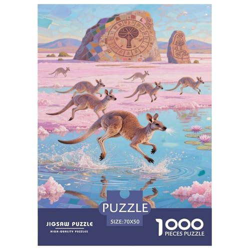 Kanguru Puzzle 1000-teilige Schwer Puzzle Spielzeug Lernspiel Impossible Tier Herausforderung Spielzeug Für Erwachsene Kinder 70x50cm/1000pcs Kanguru Puzzle 1000-teilige Schwer Puzzle Spielzeug Lernspiel Impossible Tier Herausforderung Spielzeug Für Erwachsene Kinder 70x50cm/1000pcs von FELASBUID