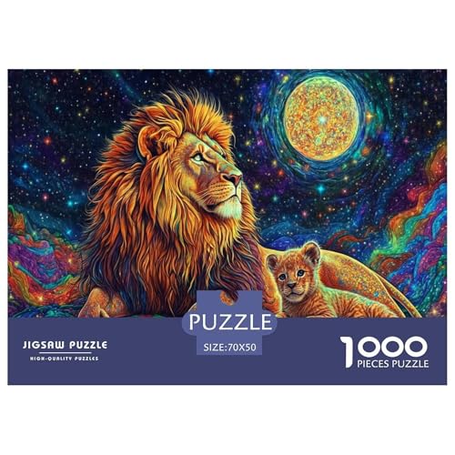 Löwen Puzzle 1000-teilige Schwer Puzzle Spielzeug Lernspiel Impossible Tier Herausforderung Spielzeug Für Erwachsene Und Kinder in Bewährter 70x50cm/1000pcs Löwen Puzzle 1000-teilige Schwer Puzzle Spielzeug Lernspiel Impossible Tier Herausforderung Spielzeug Für Erwachsene Und Kinder in Bewährter 70x50cm/1000pcs von FELASBUID