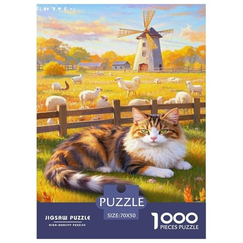 Maine Coon Puzzle 1000 Teile Schwer Puzzle Spielzeug Lernspiel Impossible Tier Herausforderungsspielzeug Für Erwachsene Und Kinder Ab 14 Jahren 70x50cm/1000pcs Maine Coon Puzzle 1000 Teile Schwer Puzzle Spielzeug Lernspiel Impossible Tier Herausforderungsspielzeug Für Erwachsene Und Kinder Ab 14 Jahren 70x50cm/1000pcs von FELASBUID