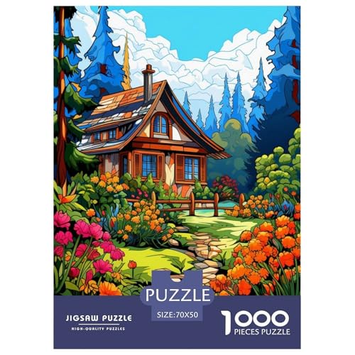 Mountain Village Ferienhaus Puzzles 1000 Teile Schwer Puzzle Spielzeug Lernspiel Impossible interessant Herausforderung Spielzeug Für Erwachsene Kinder 70x50cm/1000pcs Mountain Village Ferienhaus Puzzles 1000 Teile Schwer Puzzle Spielzeug Lernspiel Impossible interessant Herausforderung Spielzeug Für Erwachsene Kinder 70x50cm/1000pcs von FELASBUID
