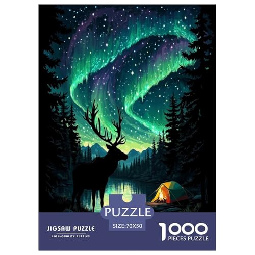 Nordlichter Puzzle 1000 Teile Schwer Puzzle Spielzeug Lernspiel Impossible interessant Herausforderung Spielzeug Für Erwachsene Und Kinder in Bewährter 70x50cm/1000pcs Nordlichter Puzzle 1000 Teile Schwer Puzzle Spielzeug Lernspiel Impossible interessant Herausforderung Spielzeug Für Erwachsene Und Kinder in Bewährter 70x50cm/1000pcs von FELASBUID