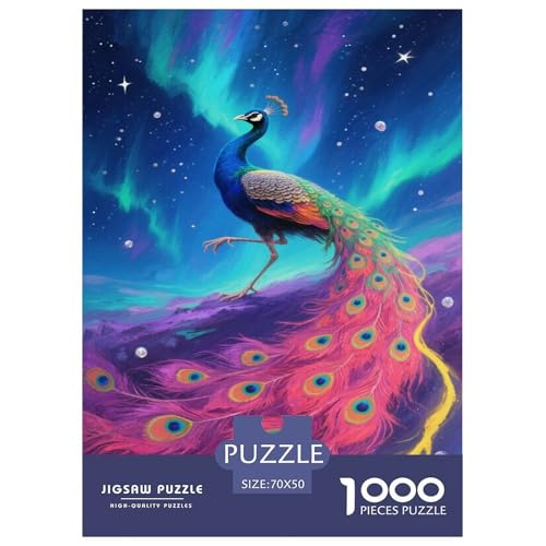 Pfauen Puzzle 1000 Teile Schwer Puzzle Spielzeug Pädagogisches Spiel Impossible Tier Herausforderung Spielzeug Für Erwachsene Und Kinder in Bewährter 70x50cm/1000pcs Pfauen Puzzle 1000 Teile Schwer Puzzle Spielzeug Pädagogisches Spiel Impossible Tier Herausforderung Spielzeug Für Erwachsene Und Kinder in Bewährter 70x50cm/1000pcs von FELASBUID