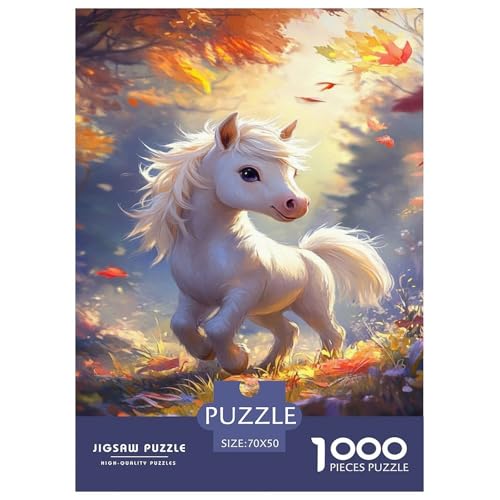 Pferd Puzzle 1000-teilige Schwer Puzzle Spielzeug Pädagogisches Spiel Impossible Tier Herausforderung Spielzeug Für Erwachsene Kinder 70x50cm/1000pcs Pferd Puzzle 1000-teilige Schwer Puzzle Spielzeug Pädagogisches Spiel Impossible Tier Herausforderung Spielzeug Für Erwachsene Kinder 70x50cm/1000pcs von FELASBUID