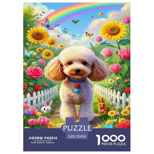Poodle Puzzle 1000 Teile Schwer Puzzle Spielzeug Lernspiel Impossible Tier Herausforderungsspielzeug Für Erwachsene Und Kinder Ab 12 Jahren 70x50cm/1000pcs Poodle Puzzle 1000 Teile Schwer Puzzle Spielzeug Lernspiel Impossible Tier Herausforderungsspielzeug Für Erwachsene Und Kinder Ab 12 Jahren 70x50cm/1000pcs von FELASBUID