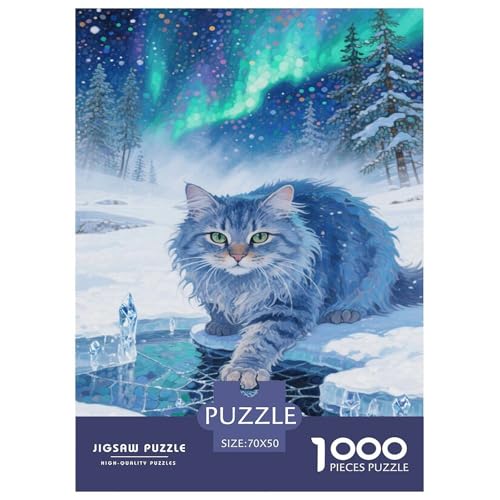 Ragamuffin Puzzle 1000-teilige Schwer Puzzle Spielzeug Lernspiel Impossible Tier Herausforderung Spielzeug Für Erwachsene Und Kinder in Bewährter 70x50cm/1000pcs von FELASBUID