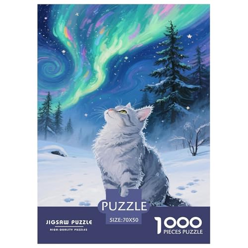 Schneeschuhe Puzzle 1000 Teile Schwer Puzzle Spielzeug Pädagogisches Spiel Impossible Tier Herausforderung Spielzeug Für Erwachsene Kinder 70x50cm/1000pcs von FELASBUID