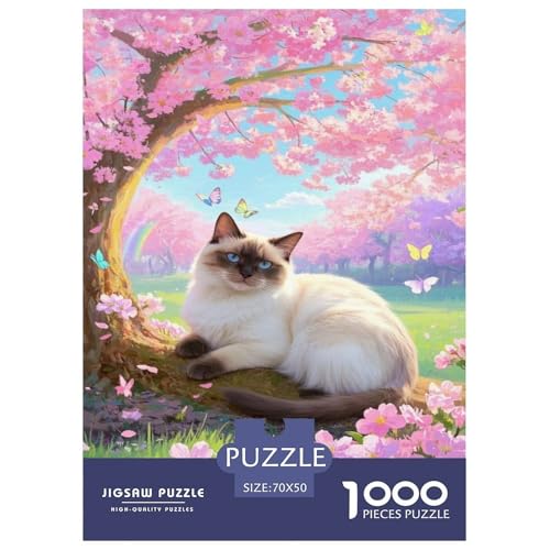 Siamois Puzzle 1000-teilige Schwer Puzzle Spielzeug Pädagogisches Spiel Impossible Tier Herausforderung Spielzeug Für Erwachsene Kinder 70x50cm/1000pcs Siamois Puzzle 1000-teilige Schwer Puzzle Spielzeug Pädagogisches Spiel Impossible Tier Herausforderung Spielzeug Für Erwachsene Kinder 70x50cm/1000pcs von FELASBUID