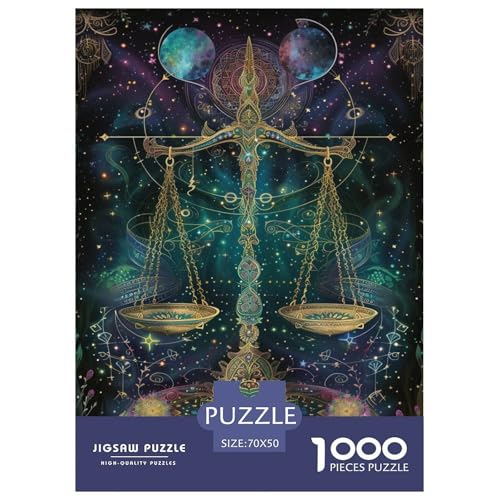 Sonne Mond Puzzle 1000 Teile Schwer Puzzle Spielzeug Pädagogisches Spiel Impossible interessant Herausforderung Spielzeug Für Erwachsene Und Kinder in Bewährter 70x50cm/1000pcs von FELASBUID