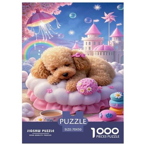 Teetasse Pudel Puzzles 1000 Teile Schwer Puzzle Spielzeug Pädagogisches Spiel Impossible Tier Herausforderungsspielzeug Für Erwachsene Kinder 70x50cm/1000pcs Teetasse Pudel Puzzles 1000 Teile Schwer Puzzle Spielzeug Pädagogisches Spiel Impossible Tier Herausforderungsspielzeug Für Erwachsene Kinder 70x50cm/1000pcs von FELASBUID