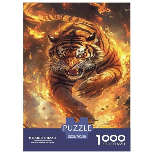 Tiger Puzzle 1000 Teile Schwer Puzzle Spielzeug Lernspiel Impossible Tier Herausforderungsspielzeug Für Erwachsene Und Kinder Ab 14 Jahren 70x50cm/1000pcs Tiger Puzzle 1000 Teile Schwer Puzzle Spielzeug Lernspiel Impossible Tier Herausforderungsspielzeug Für Erwachsene Und Kinder Ab 14 Jahren 70x50cm/1000pcs von FELASBUID