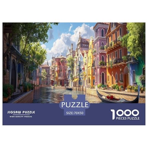 Venedig Wasserstadt Puzzles 1000 Teile Schwer Puzzle Spielzeug Pädagogisches Spiel Impossible interessant Herausforderung Spielzeug Für Erwachsene Kinder 70x50cm/1000pcs Venedig Wasserstadt Puzzles 1000 Teile Schwer Puzzle Spielzeug Pädagogisches Spiel Impossible interessant Herausforderung Spielzeug Für Erwachsene Kinder 70x50cm/1000pcs von FELASBUID