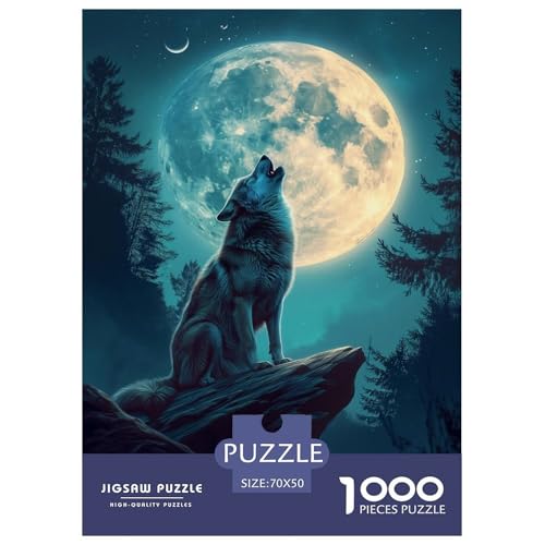 Wolf Puzzles 1000 Teile Schwer Puzzle Spielzeug Lernspiel Impossible Tier Herausforderung Spielzeug Für Erwachsene Und Kinder Ab 12 Jahren 70x50cm/1000pcs Wolf Puzzles 1000 Teile Schwer Puzzle Spielzeug Lernspiel Impossible Tier Herausforderung Spielzeug Für Erwachsene Und Kinder Ab 12 Jahren 70x50cm/1000pcs von FELASBUID