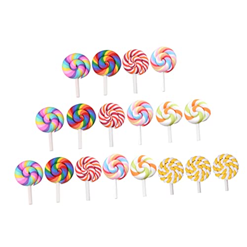 FELTECHELECTR 35 Stücke Simulation Lollipop Polymer Clay Süßigkeiten Spielzeug Miniatur Lebensmittel Dekorative Telefon Fall Wohnkultur Zufällige Stil FELTECHELECTR 35 Stücke Simulation Lollipop Polymer Clay Süßigkeiten Spielzeug Miniatur Lebensmittel Dekorative Telefon Fall Wohnkultur Zufällige Stil von FELTECHELECTR
