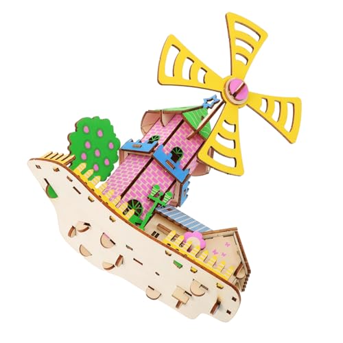 FELTECHELECTR 1 Satz Holz Puzzle Bausatz Windmühle Haus DIY Modell für Erwachsene Dekoratives Holzspielzeug aus Stabilem Material Kreatives Bastelset für Schreibtisch oder Regal Unterhaltsame FELTECHELECTR 1 Satz Holz Puzzle Bausatz Windmühle Haus DIY Modell für Erwachsene Dekoratives Holzspielzeug aus Stabilem Material Kreatives Bastelset für Schreibtisch oder Regal Unterhaltsame von FELTECHELECTR