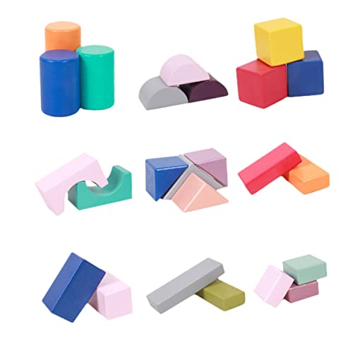 FELTECHELECTR 1 Satz Holzblock Bausteine für Kinder 3D DIY Baurätsel Stapelspielzeuge Balancieren Ziegel Nachfüllsets Kinder Stapeln Blöcke Pädagogisches Staplerspielzeug Colorful Hölzern FELTECHELECTR 1 Satz Holzblock Bausteine für Kinder 3D DIY Baurätsel Stapelspielzeuge Balancieren Ziegel Nachfüllsets Kinder Stapeln Blöcke Pädagogisches Staplerspielzeug Colorful Hölzern von FELTECHELECTR