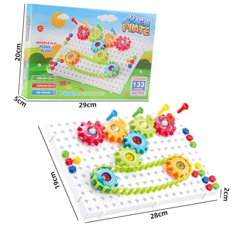FELTECHELECTR 1 Satz Ketten Spielzeugset Kreatives DIY Montage und Demontage für Farbenfrohe Toolbox Fantasie und Motorischen Fähigkeiten Leicht zu Handhaben und Geruchsfrei FELTECHELECTR 1 Satz Ketten Spielzeugset Kreatives DIY Montage und Demontage für Farbenfrohe Toolbox Fantasie und Motorischen Fähigkeiten Leicht zu Handhaben und Geruchsfrei von FELTECHELECTR