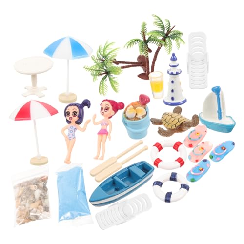 FELTECHELECTR 1 Satz Mini Strand Mikrolandschaft Dekoration Miniatur Strandaccessoires für Puppenhaus Sommerliche Hawaii Szene Einzigartige Miniaturobjekte für Kreative Gestaltung FELTECHELECTR 1 Satz Mini Strand Mikrolandschaft Dekoration Miniatur Strandaccessoires für Puppenhaus Sommerliche Hawaii Szene Einzigartige Miniaturobjekte für Kreative Gestaltung von FELTECHELECTR