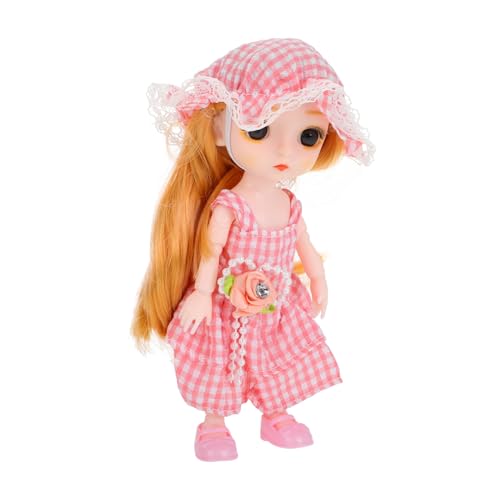 FELTECHELECTR Bezaubernde Prinzessinnenpuppe Kleinkindspielzeug 17 cm Miniatur realistische Stoffpuppe Kleid und Schuhe für Mädchen von FELTECHELECTR