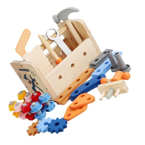 FELTECHELECTR 1 Satz Werkzeugtisch Spielzeug kinderwerkbank werkbänke für Kinder sensorisches Lernspielzeug Stellen Sie Sich vor, Sie Spielen eine Kinder Lernen Spielzeug Lernwerkzeug Spielzeug von FELTECHELECTR